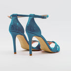 Sandalo DANY 2612 in vernice denim - Vista posteriore