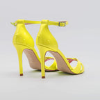Sandalo DANY 2612 in vernice lime - Vista posteriore