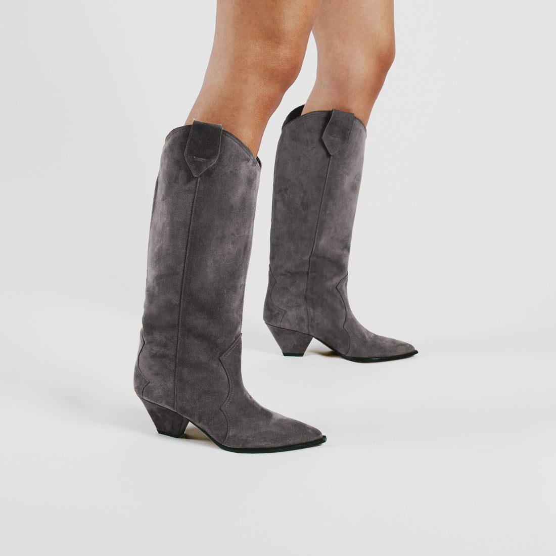 Stivale Antracite TEXAS 2724 - Vista frontale