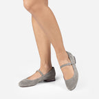 Ballerina camoscio CHIARA Grigio - Dettaglio