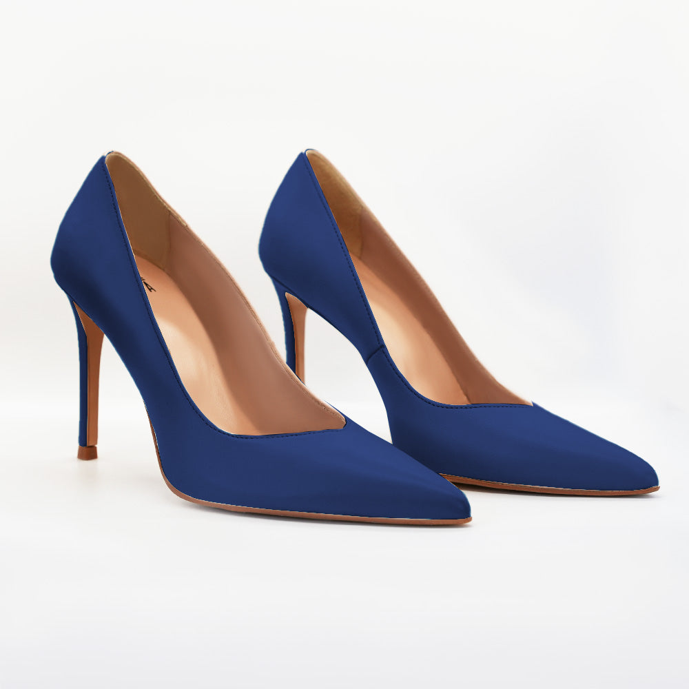 Décolleté blu scuro PERIS 2658 - Vista frontale