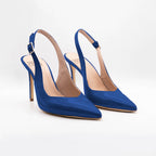 Slingback blu vernice PERIS 2613