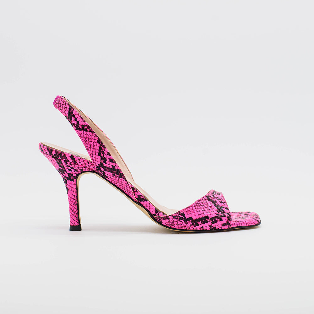 Slingback PALMA 2633 pitonato fucsia