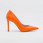 Décolleté PERIS 2658 in nappa Arancio - Vista laterale