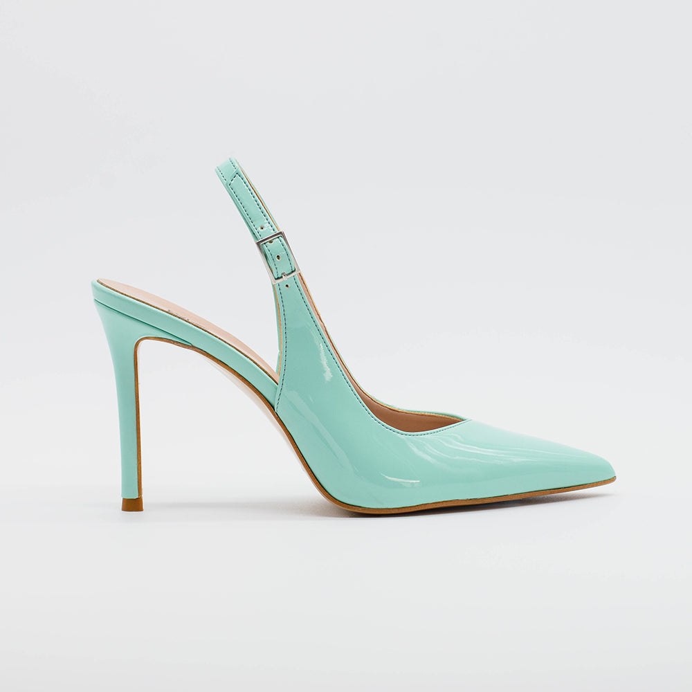 Slingback PERIS 2613 in vernice Tiffany