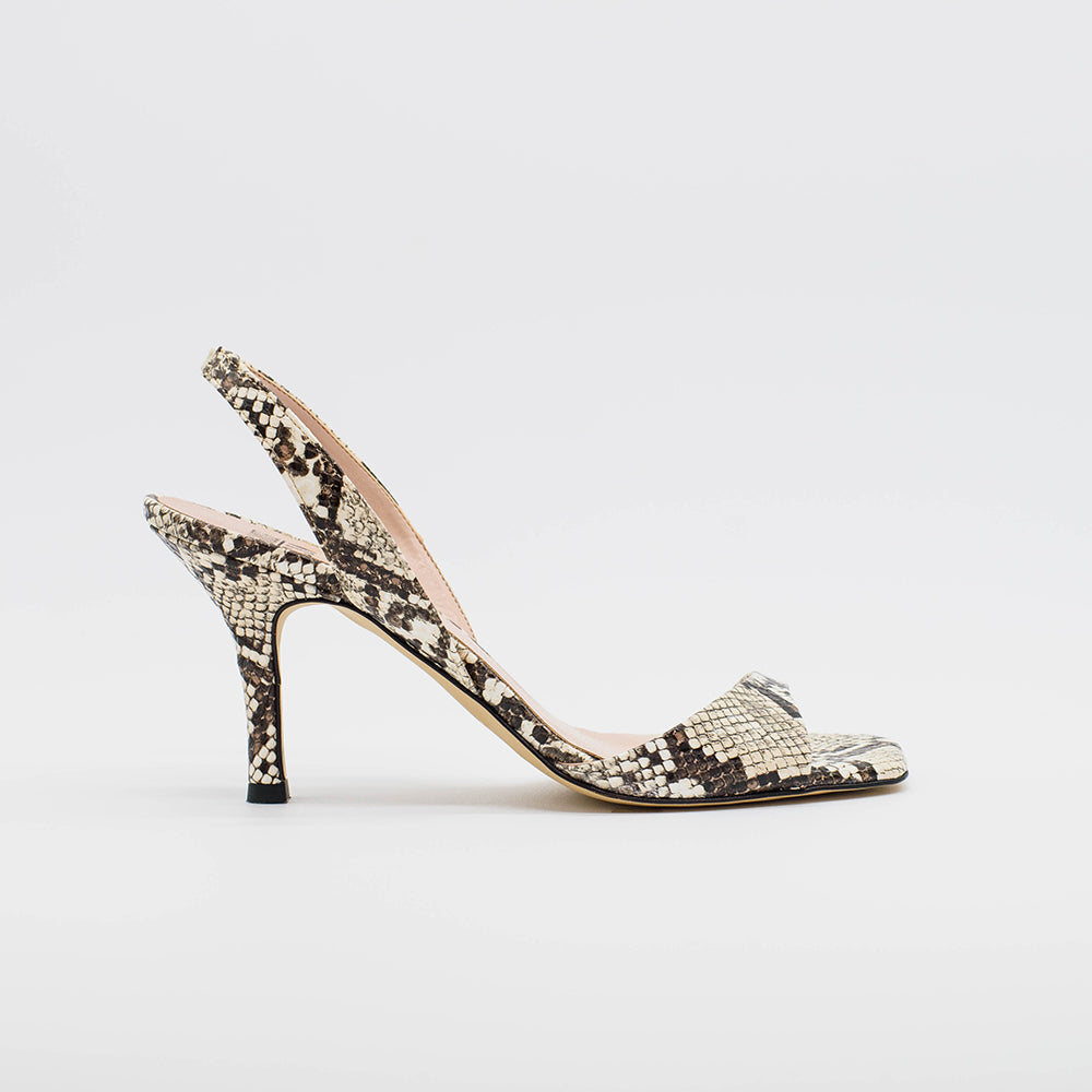 Slingback PALMA 2633 pitonato sabbia