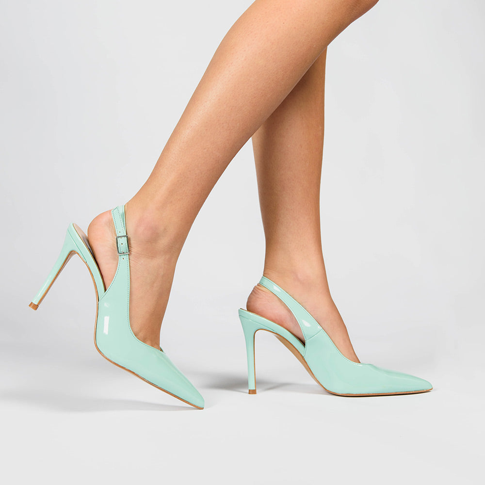 Slingback PERIS 2613 in vernice Tiffany