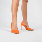 Décolleté PERIS 2658 in nappa Arancio - Vista frontale