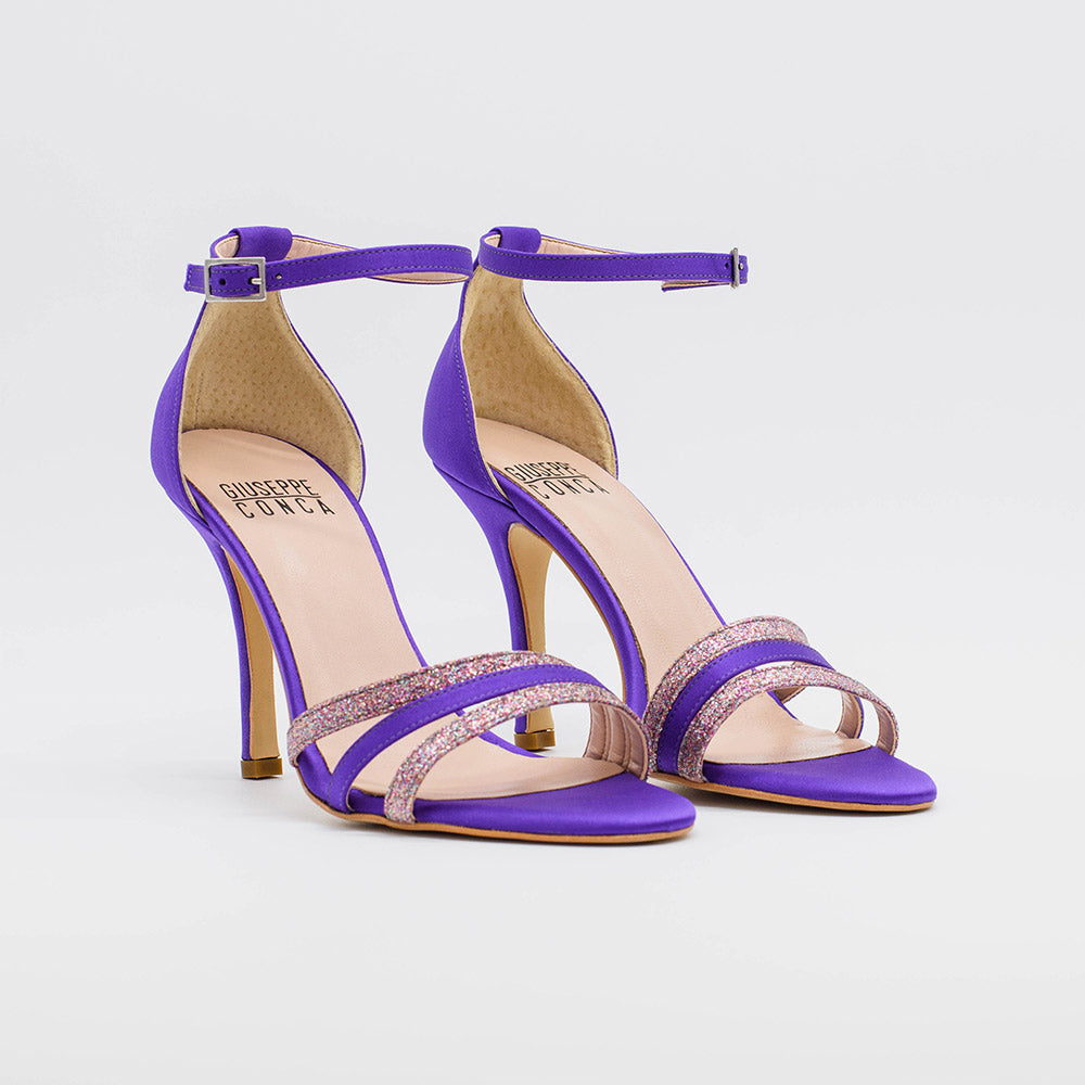 Sandalo RIO 2623 raso Viola - Vista posteriore