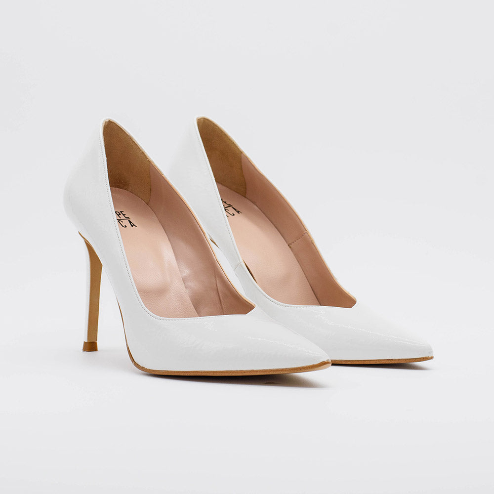 Décolleté PERIS 2658 in nappa Bianco