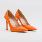Décolleté PERIS 2658 in nappa Arancio - Vista posteriore