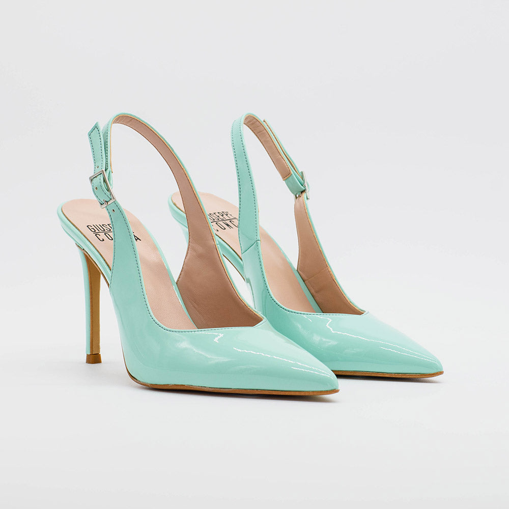 Slingback PERIS 2613 in vernice Tiffany