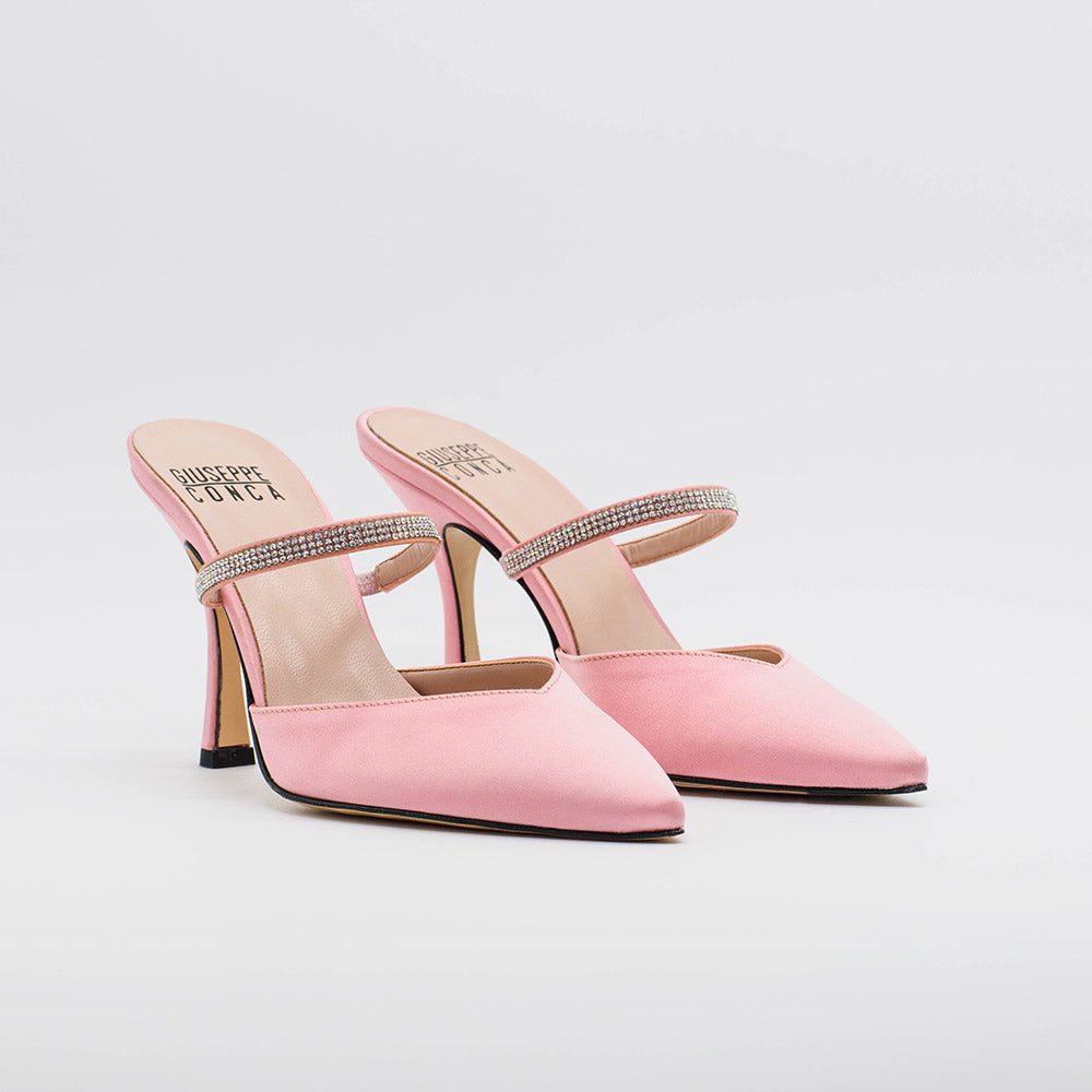 Sabot BERLINO 2629 in raso rosa