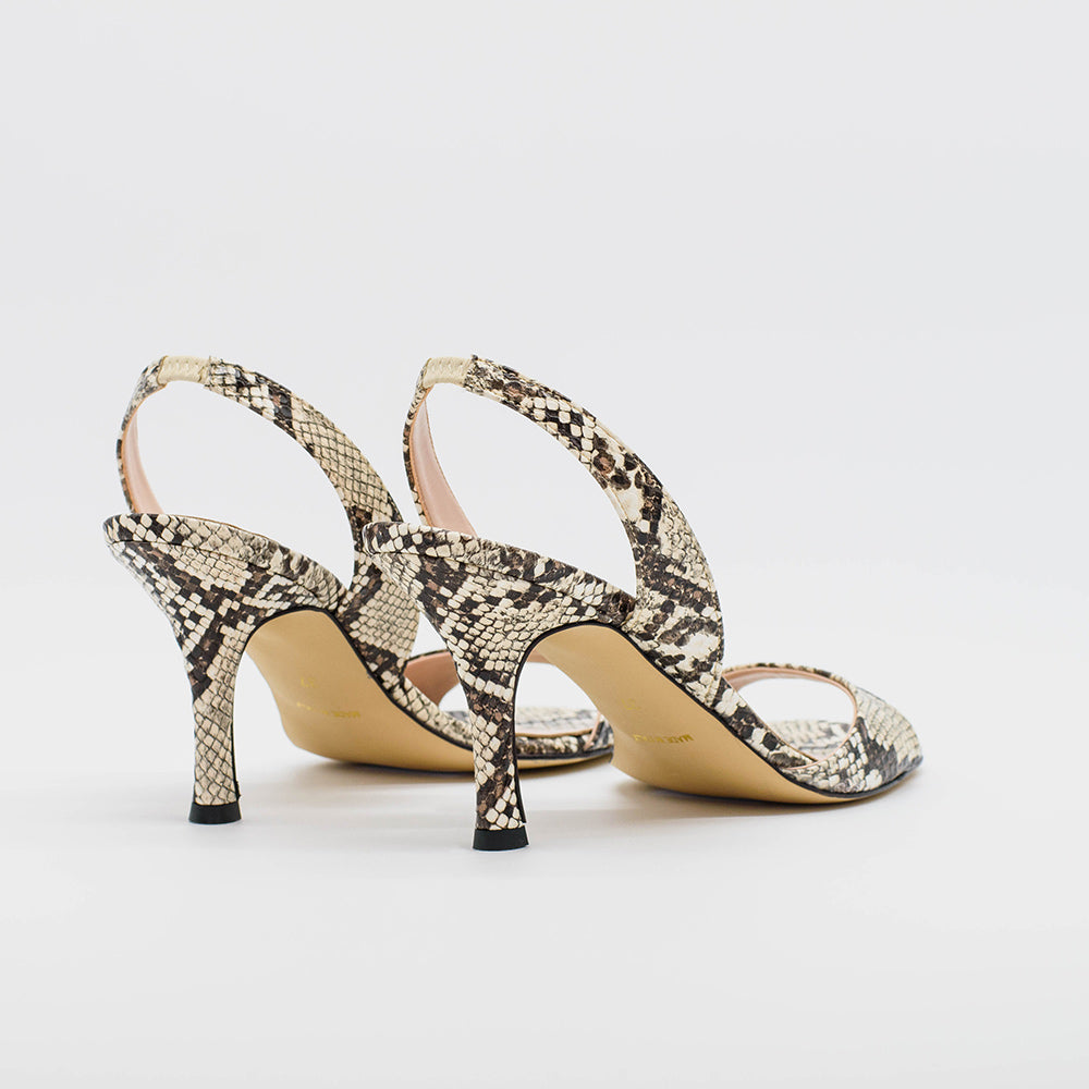 Slingback PALMA 2633 pitonato sabbia