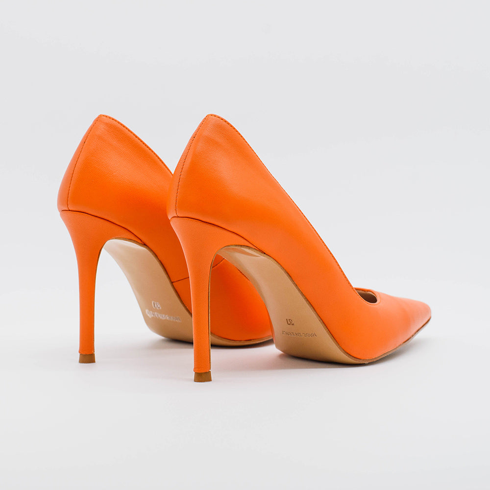 Décolleté PERIS 2658 in nappa Arancio - Dettaglio