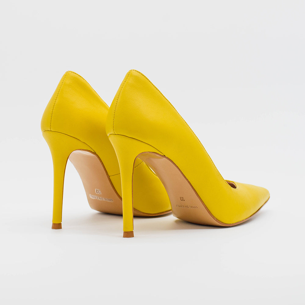 Décolleté PERIS 2658 in nappa Senape - Dettaglio