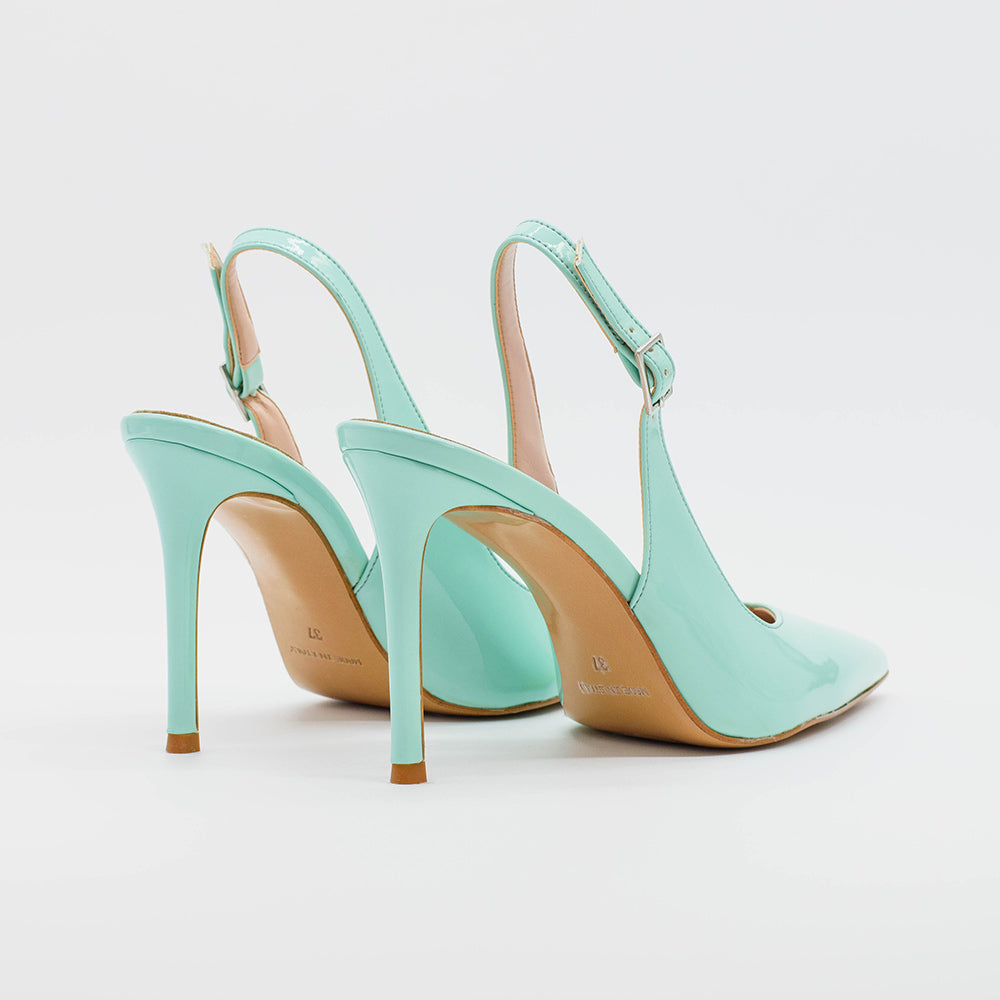 Slingback PERIS 2613 in vernice Tiffany