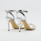 Sandalo DANY 2616 strass Argento - Dettaglio