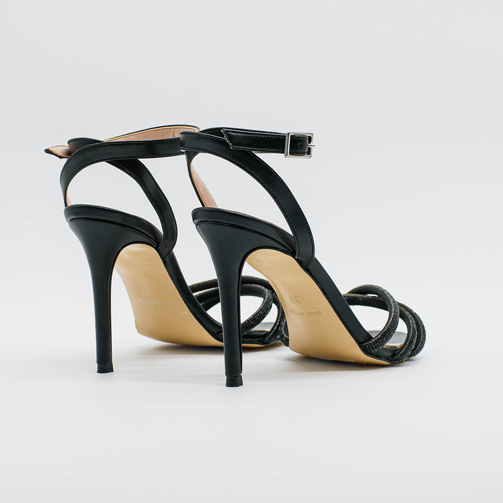 Sandalo DANY 2616 strass Nero - Dettaglio