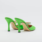 Sabot BERLINO 2629 in raso verde