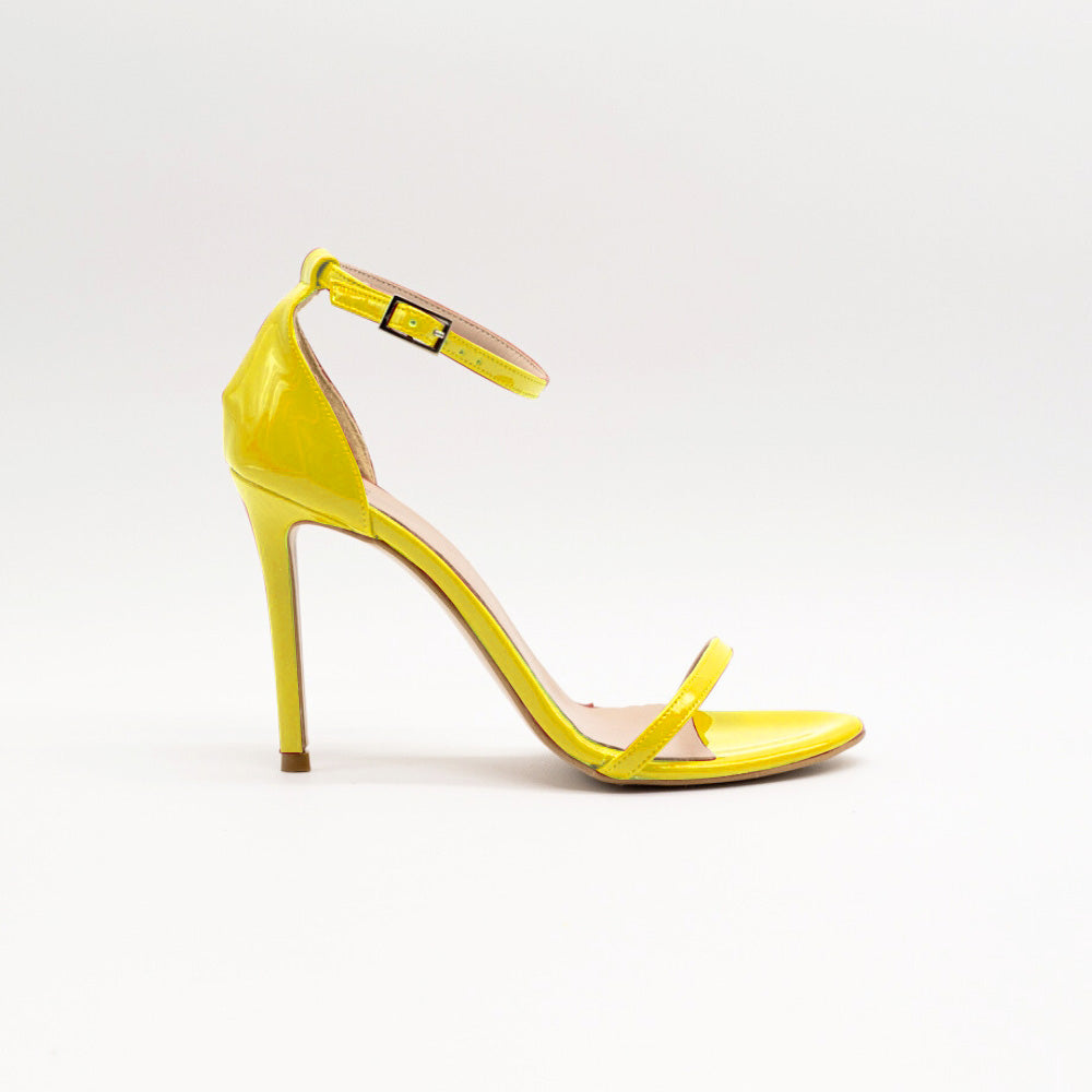Sandalo DANY 2772 vernice lime - Vista laterale