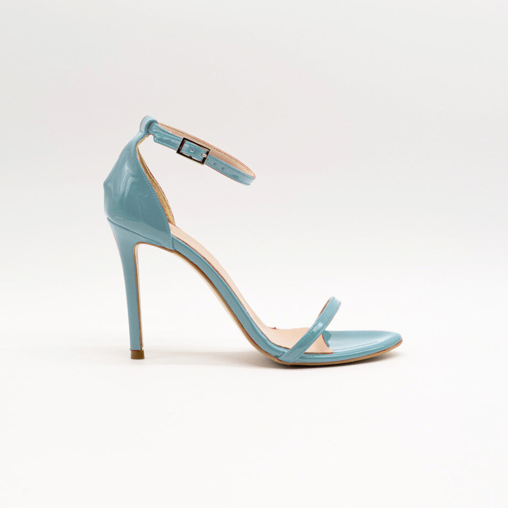 Sandalo DANY 2772 vernice tiffany - Vista laterale