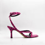 Sandalo pitonato fucsia fluo PALMA 2500 - Vista laterale