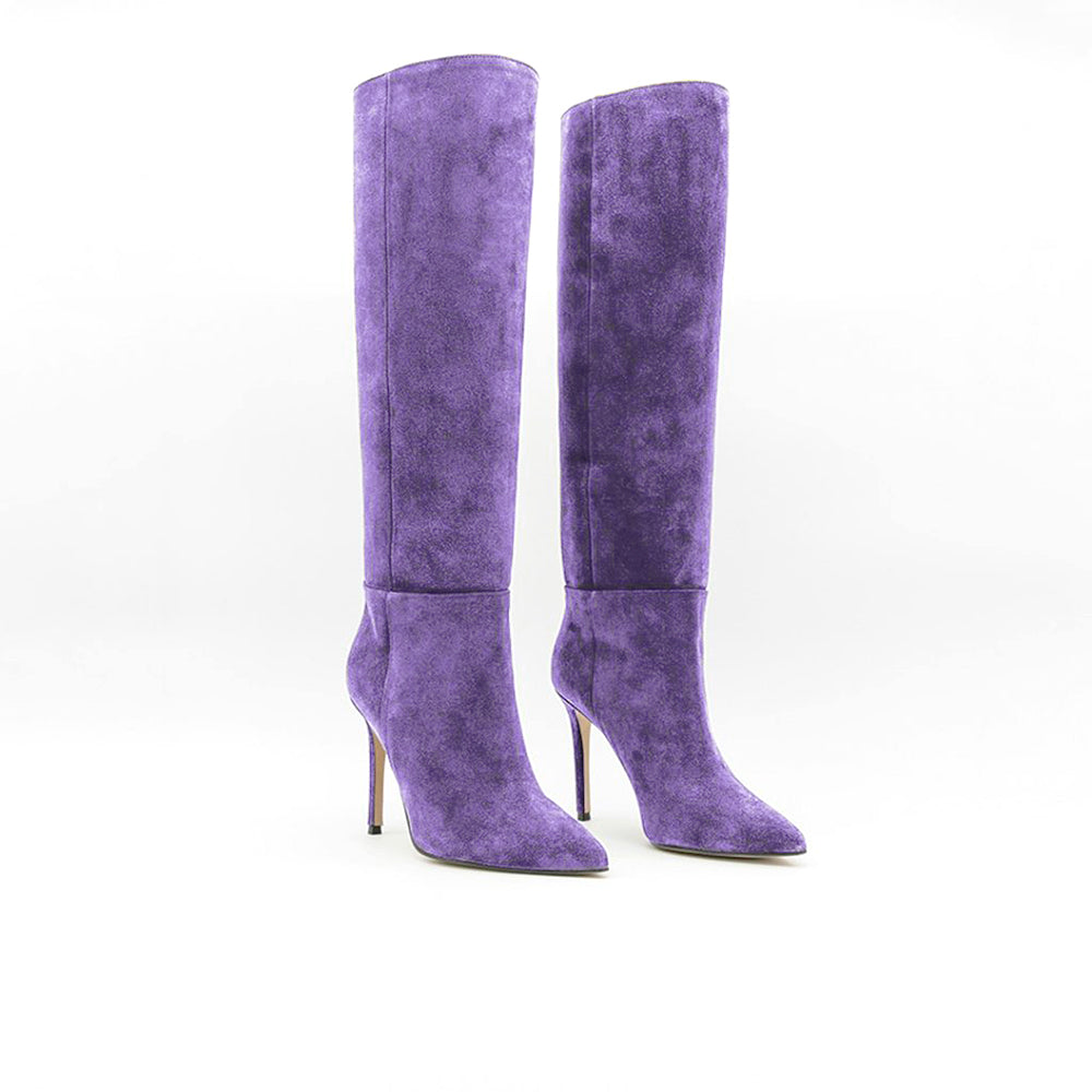 Stivale Suede DESI 2021 Viola - Vista posteriore
