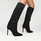 Stivale Suede DESI 2021 Nero - Vista frontale
