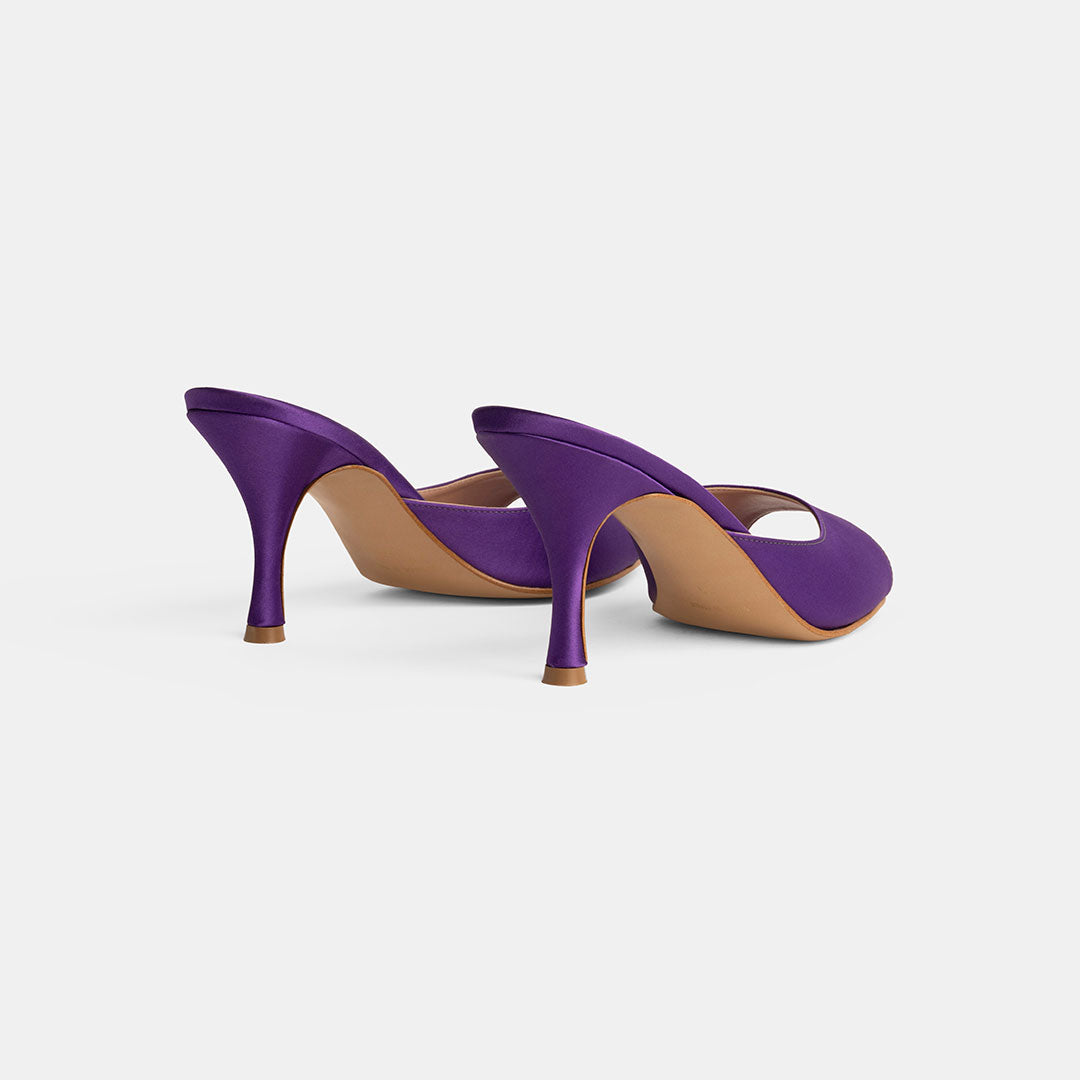 Sandalo TINA 2562 raso viola - Dettaglio