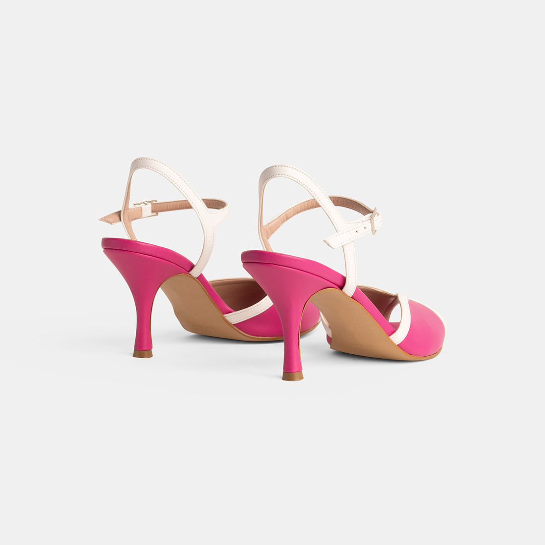 Sandalo TINA 2620 Fucsia - Vista posteriore