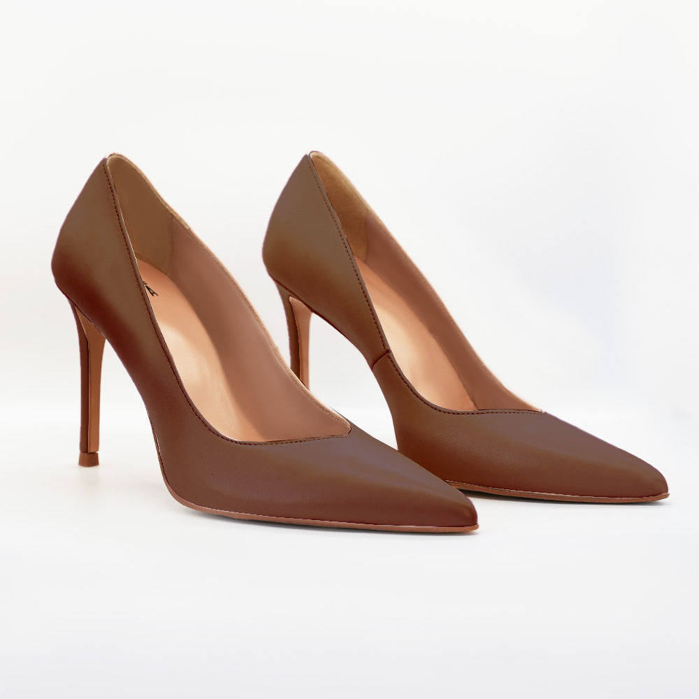 Décolleté PERIS 2658 Marrone - Vista frontale