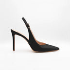 Slingback nero vernice PERIS 2613