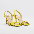 Sandalo Slingback pitone Palma 2633 - Indossata