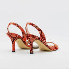 Sandalo Slingback pitone Palma 2633