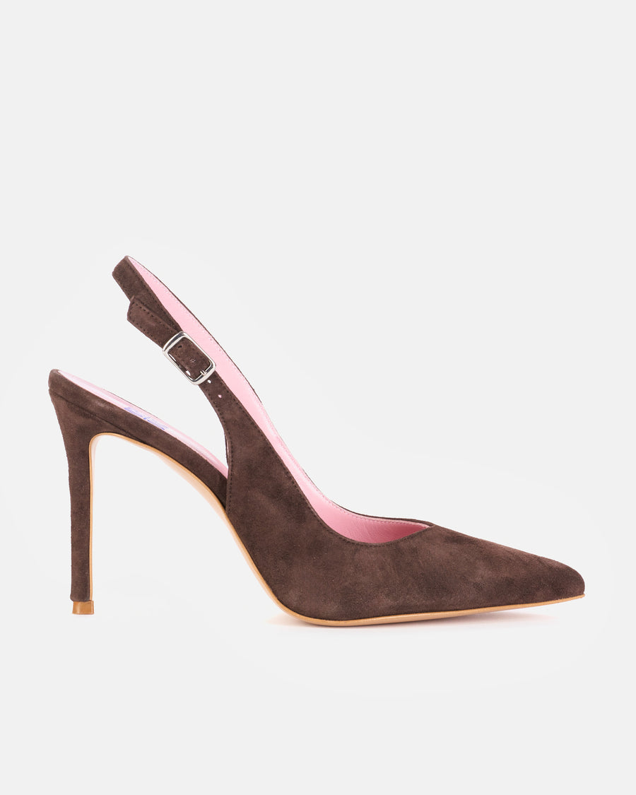 Slingback PERIS 2613 camoscio t.moro
