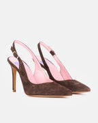 Slingback PERIS 2613 camoscio t.moro - vista 2