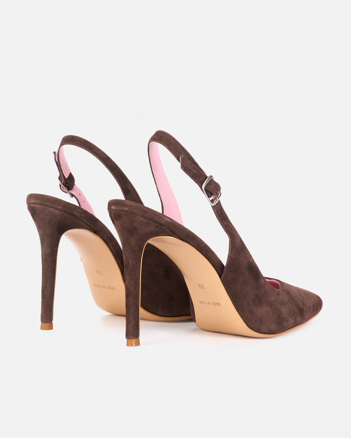 Slingback PERIS 2613 camoscio t.moro - vista 3