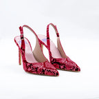 Sandalo slingback pitone Peris 2613