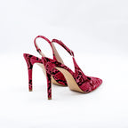 Sandalo slingback pitone Peris 2613