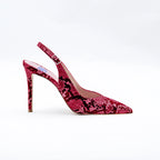 Sandalo slingback pitone Peris 2613