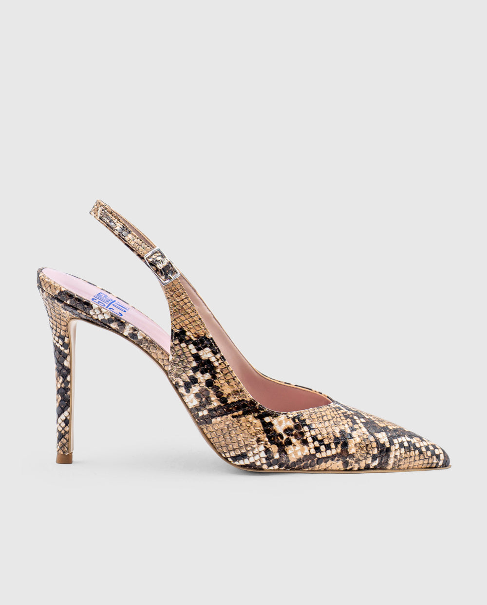 Sandalo slingback  Peris 2613 pitone