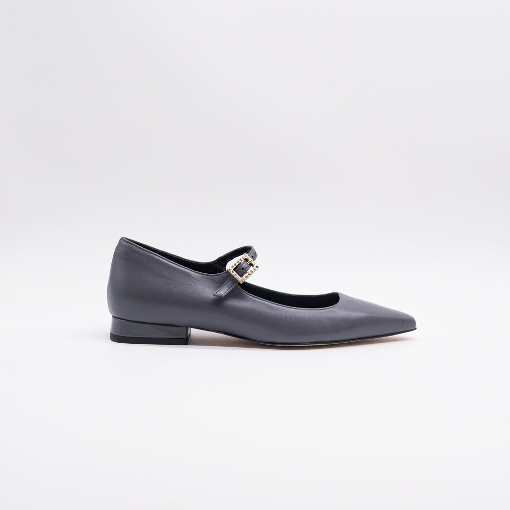 Mocassino MARK 2752 nappa grigio - Vista laterale