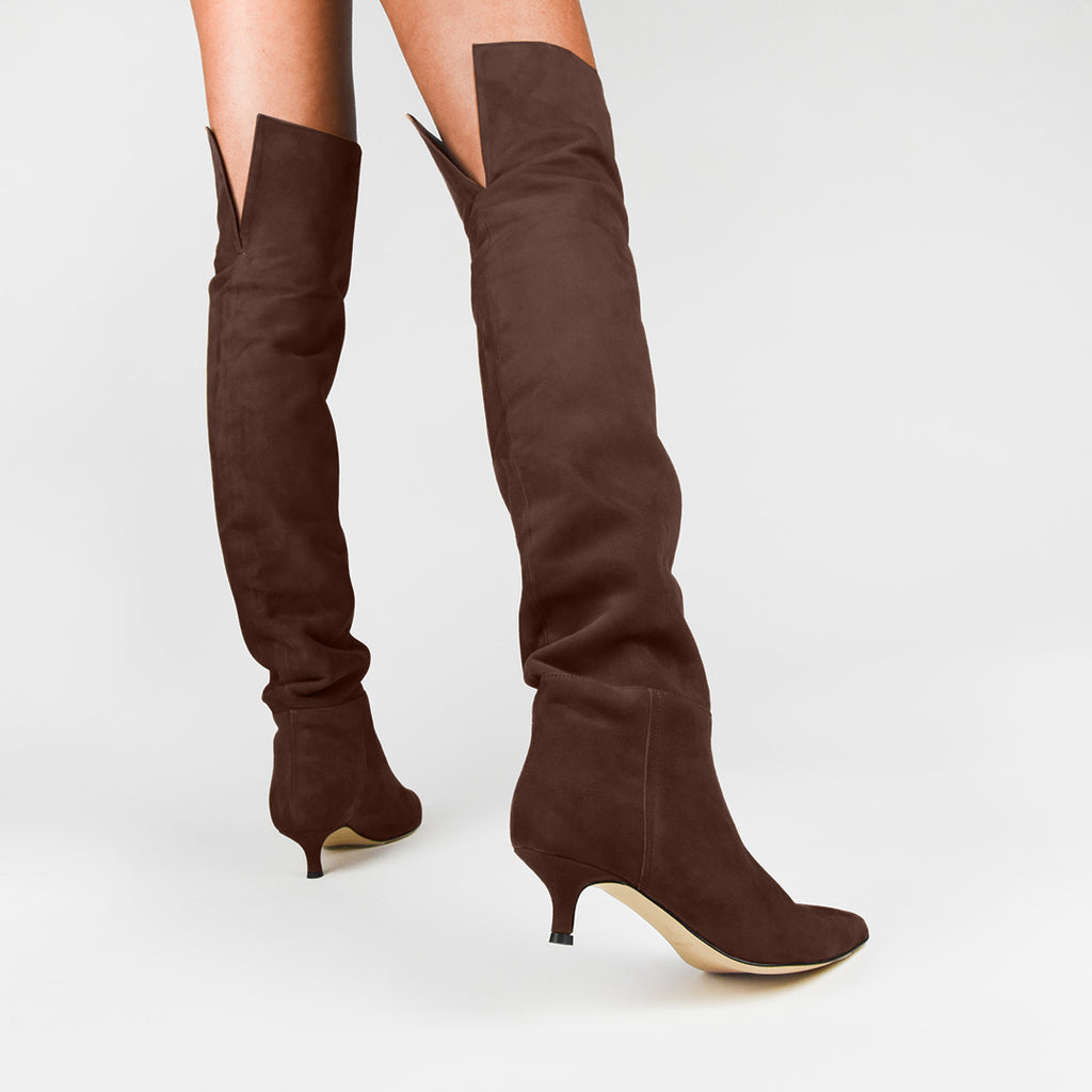 Stivale in Suede testa di moro ROGER 2191 - Dettaglio