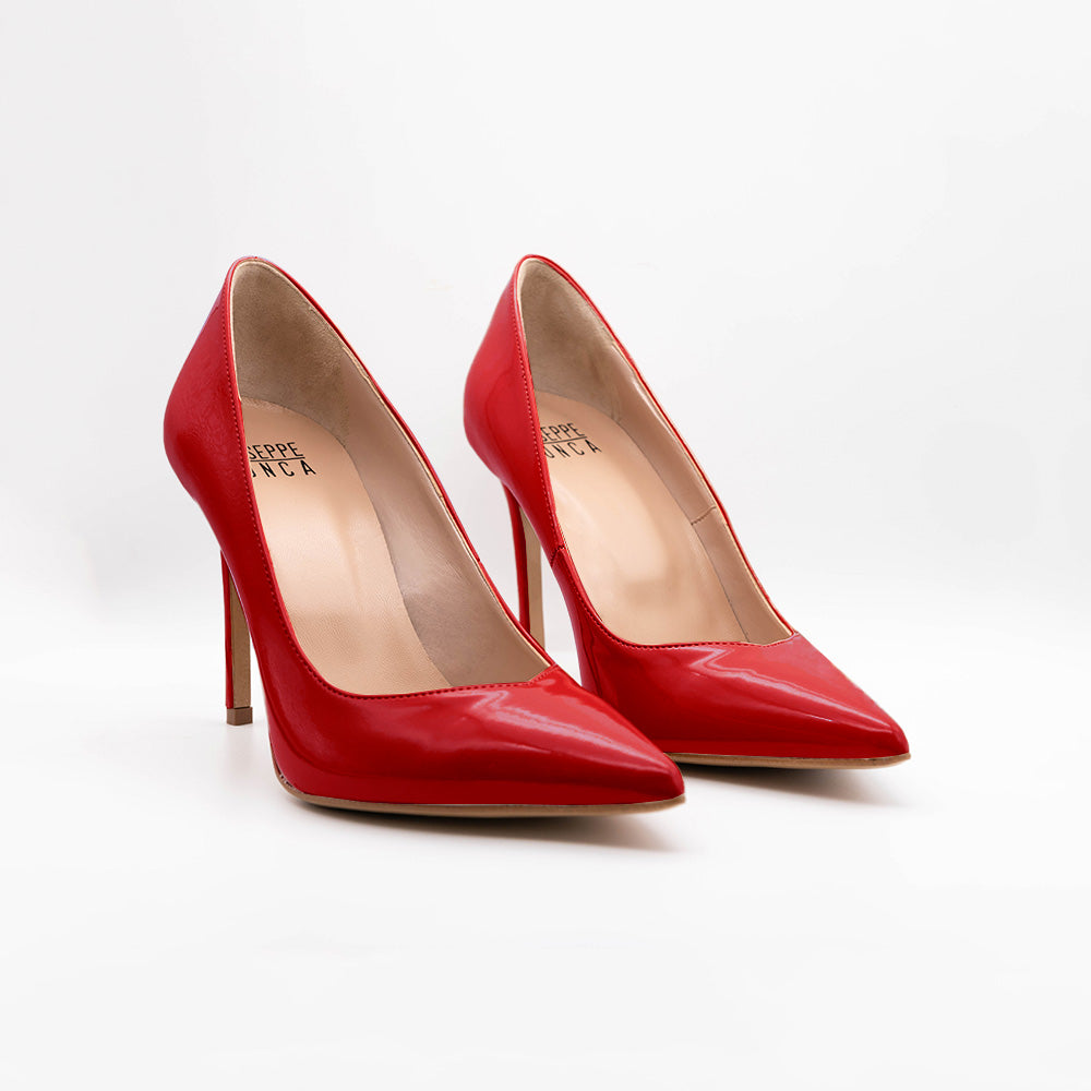 Décolleté rossa vernice PERIS 2658 - Vista frontale