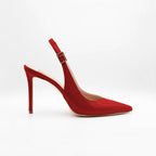 Slingback rosso vernice PERIS 2613