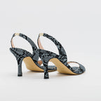 Slingback PALMA 2633 pitonato - carta da zucchero - 3