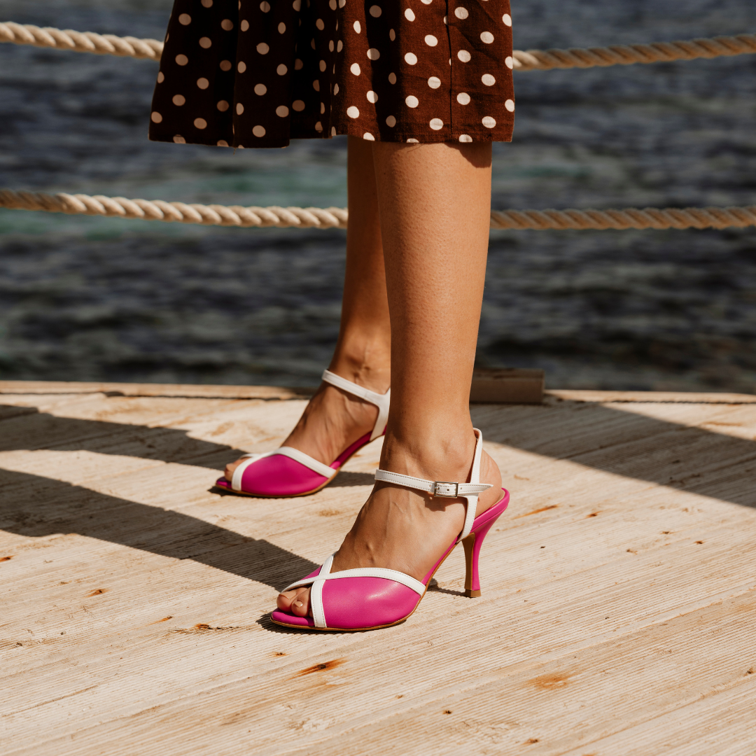 Sandalo TINA 2620 Fucsia - Vista frontale
