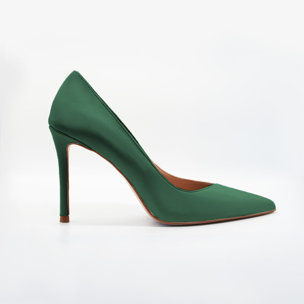 Décolleté verde smeraldo PERIS 2658 Verde (2) - Vista laterale