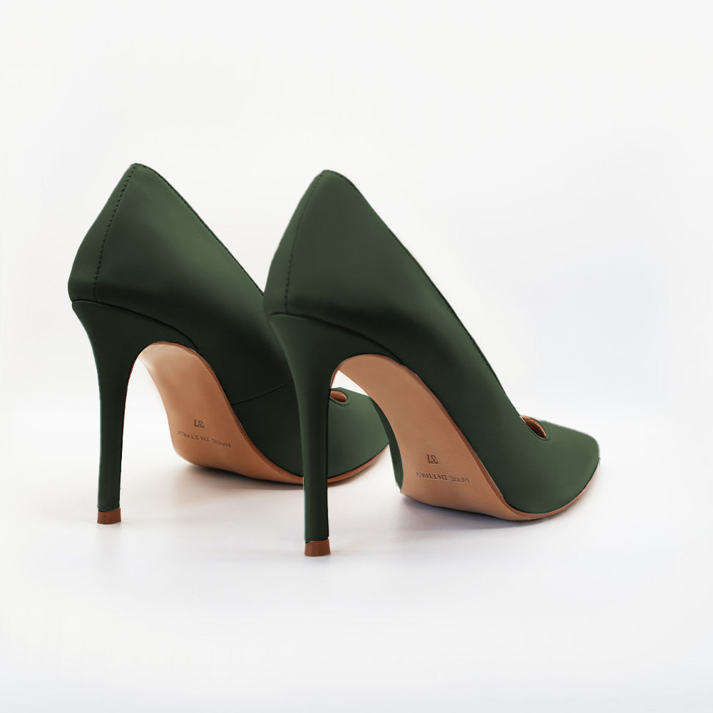 Décolleté verde smeraldo PERIS 2658 Verde (2) - Vista posteriore